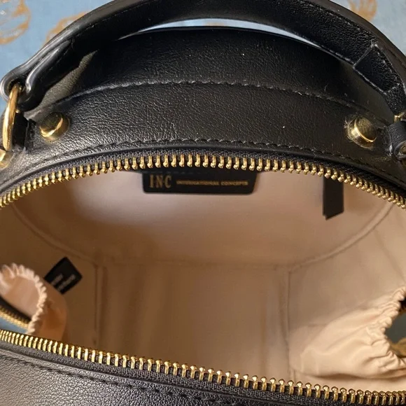 INC Leopard Print Round Crossbody Bag/Clutch - Picture 12 of 16